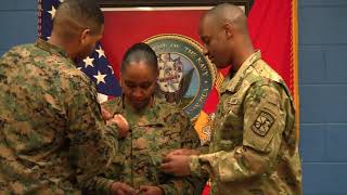 MSGT APRIL MAYFIELD PROMOTION CEREMONY 2019 MC DEL FT LEE VA