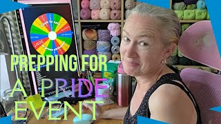 Prepping for a pride event and a HUGE yarn haul | Crochet Vlog 