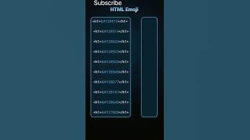 CSS Emoji tag || make Emoji using html code || #html #css #javascript #emoji #code #programming