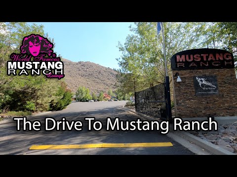 The Drive To The MUSTANG RANCH in Nevada - 2021