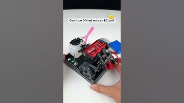 Can it be DIY-ed onto an RC car?#vortrixe #enginemodel #DIY #model