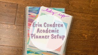 Erin Condren Planner Setup 2020-2021 | NEW Academic Planner 2020-2021 Notes Pages
