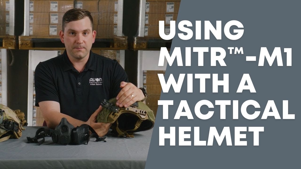 Using the MITR™-M1 Half Mask with Head Protection