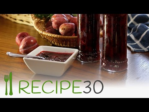 How to make plum jam or fruit preserves