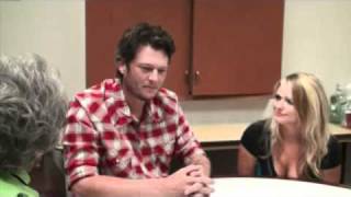 Interviewing Blake Shelton & Miranda Lambert Part 1 | Euneeda Biscuit