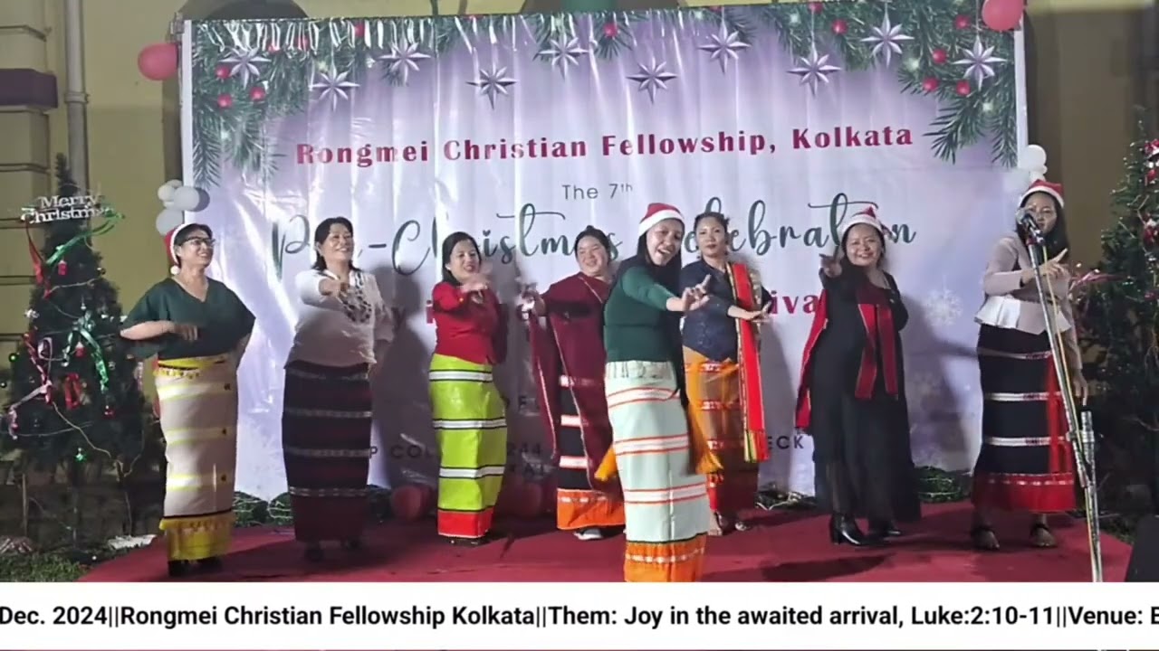 Rongmei Christan Fellowship Kolkata|| Pre Christmas 2024|| Women's dept. hrs. || Subscribe❤️