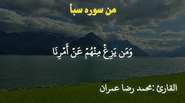 من سوره سبأ بصوت القارئ :محمد رضا عمران 🤍🤍