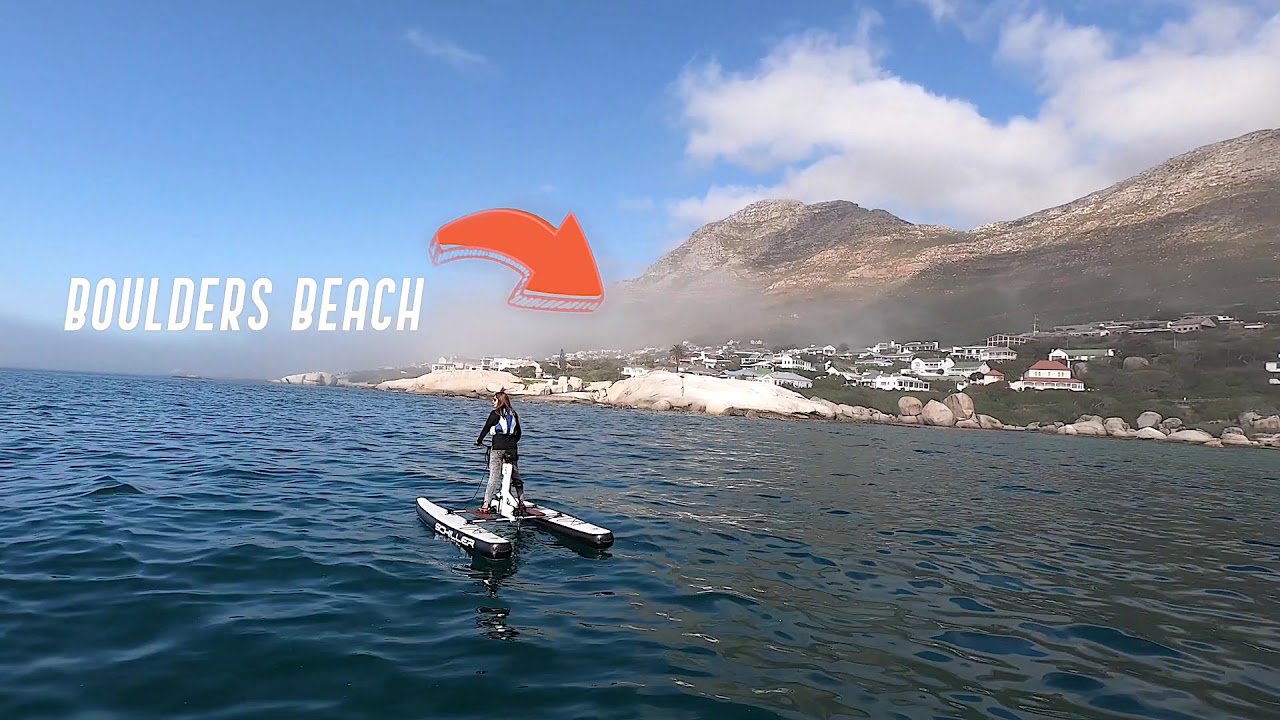 Ride a water bike in Simon's Town YouTube