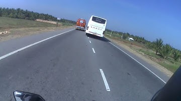 Chasing KSRTC Buses | Dangerous Overtake | Speed Check