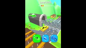 Shape-shifting Funny Race Gameplay | How do you play shape shifting? Level 2055 #shorts #gameplay