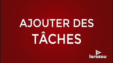 16- Créer une tâche dans un projet