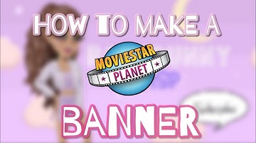 HOW TO MAKE A MSP BANNER