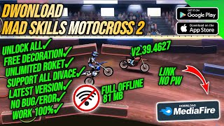 Dwonload Mad Skills Motocross 2 Mod Apk Terbaru 2024 v2.39.4627 Unlimited Money And No Password screenshot 1