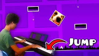 I Played Geometry Dash on Piano (literally) screenshot 5