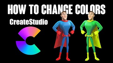 CreateStudio Characters How to Change Color Tutorial