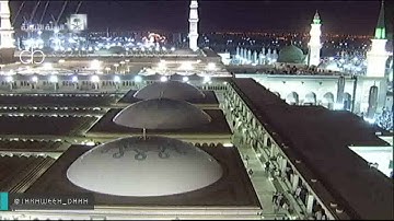 صلاة التراويح للشيخ علي الحذيفي من المسجد النبوي ليلة 17 رمضان1437(المؤمنون -النور 20) تلاوة)