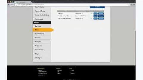 Dashboard Headers/Tabs/Buttons