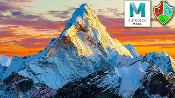 How to Create AMAZING TERRAIN in MAYA - Quick & Easy!