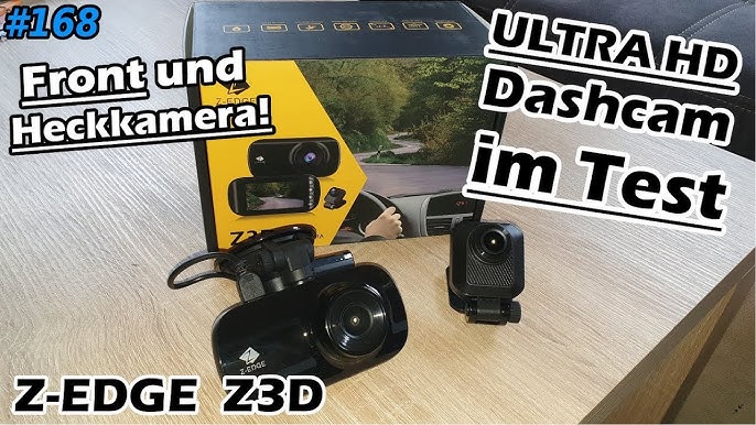 Z-Edge Z3Pro HD Dual Lense Dash Cam & 32GB