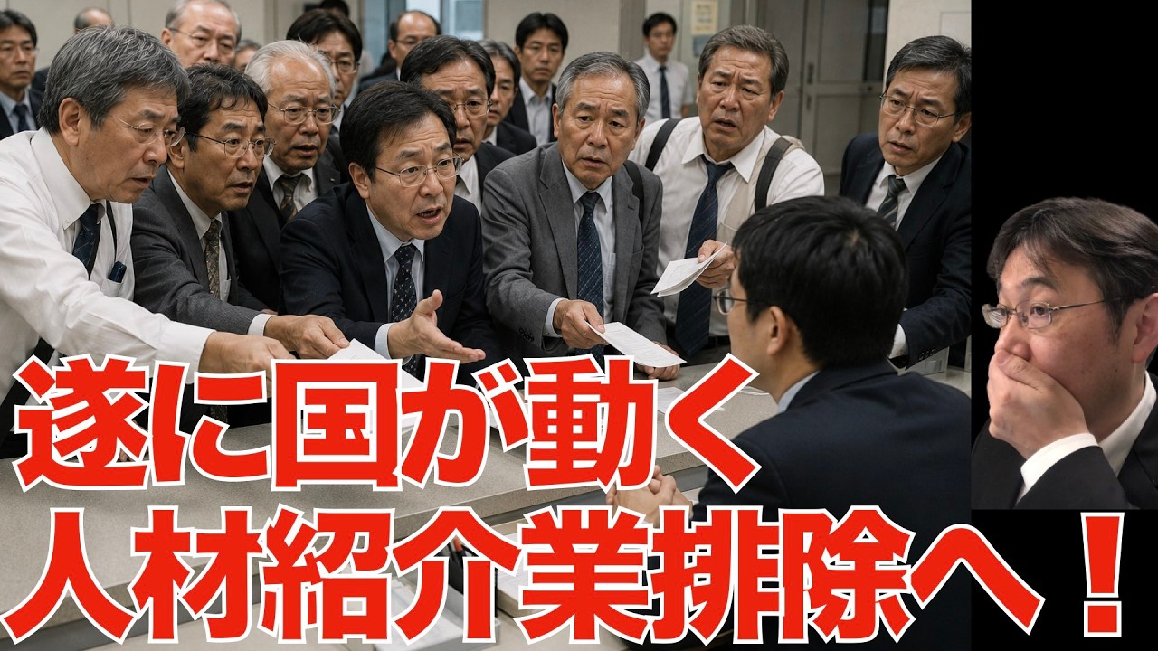 膨大な紹介手数料が企業経営を圧迫！もはや限界を迎えた経営者が厚生労働省へ駆け込んでいる！【人材マーケット情報】
