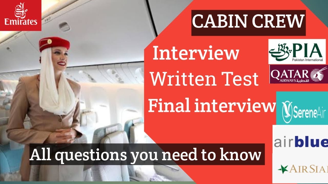 Cabin Crew Interview | Written Test,Final Interview,All questions you ...