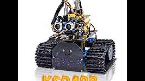 Keystudio Mini Tank Robot V2 KS0428: Assembly and Quick Off-Screen Programming