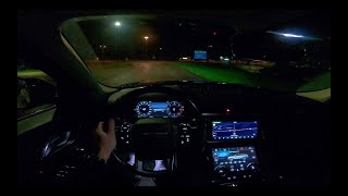 2018 RANGE ROVER VELAR POV NIGHT DRIVE (NO TALKING, NO MUSIC)