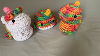 The Woobles Crochet Kits  Rainbow Collection
