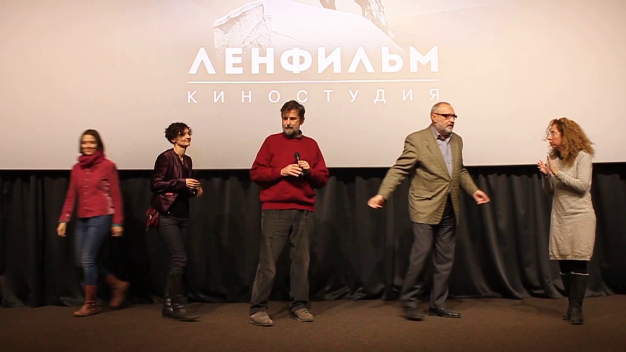 Nanni Moretti представляет фильм "Caro Diario" на киностудии "Ленфильм""