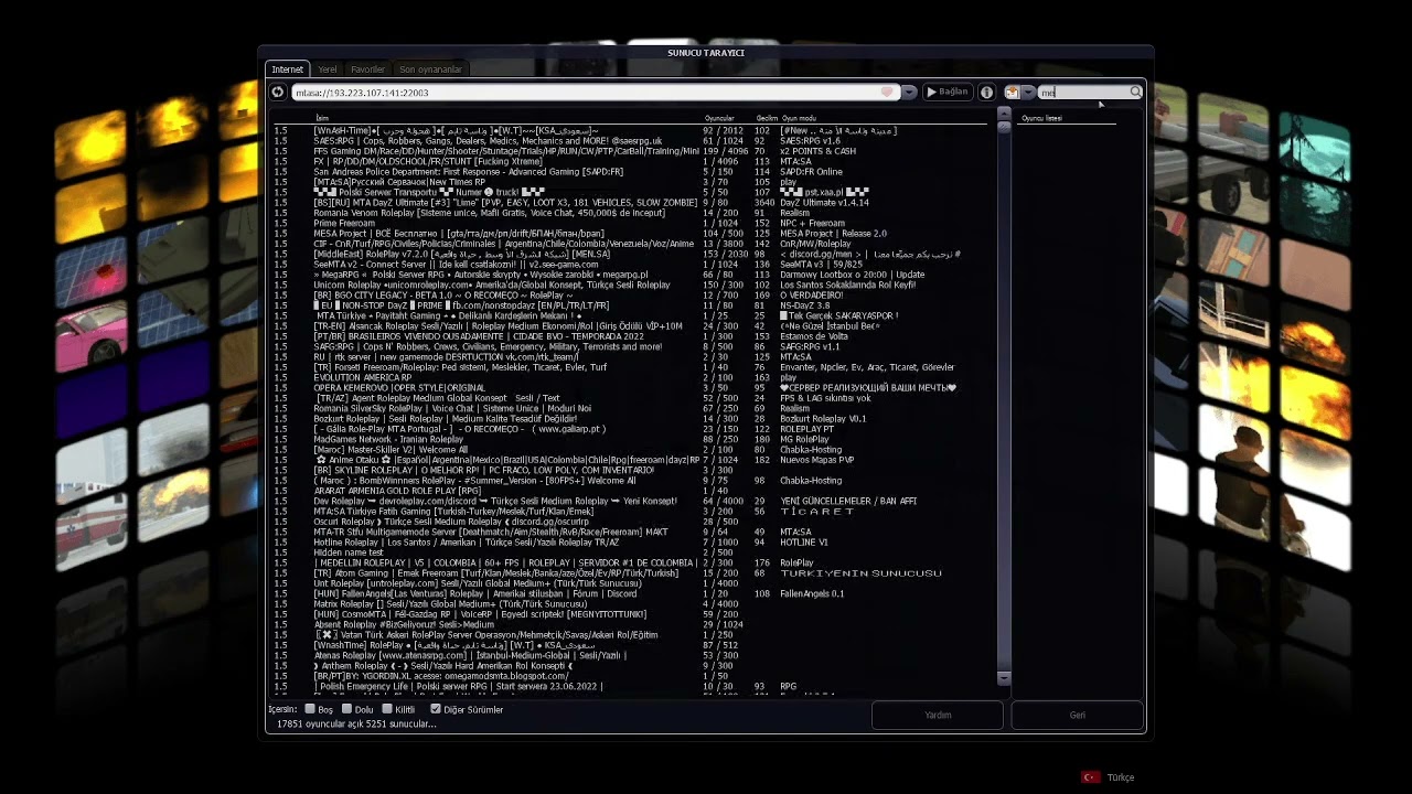 Mta'da bot olan büyük sunuculart