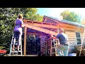 Using Self-Milled Oak For The Off Grid Cabin Mudroom Build - A Big Surprise For Jen