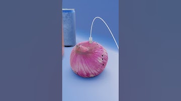 Charge Your Phone With Onion 😮 ( 3D Animation in Hindi ) #shorts