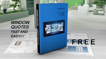 Winflexum Window Sales Software with 3D - Download Link - Free Demo Software and User’s Manual