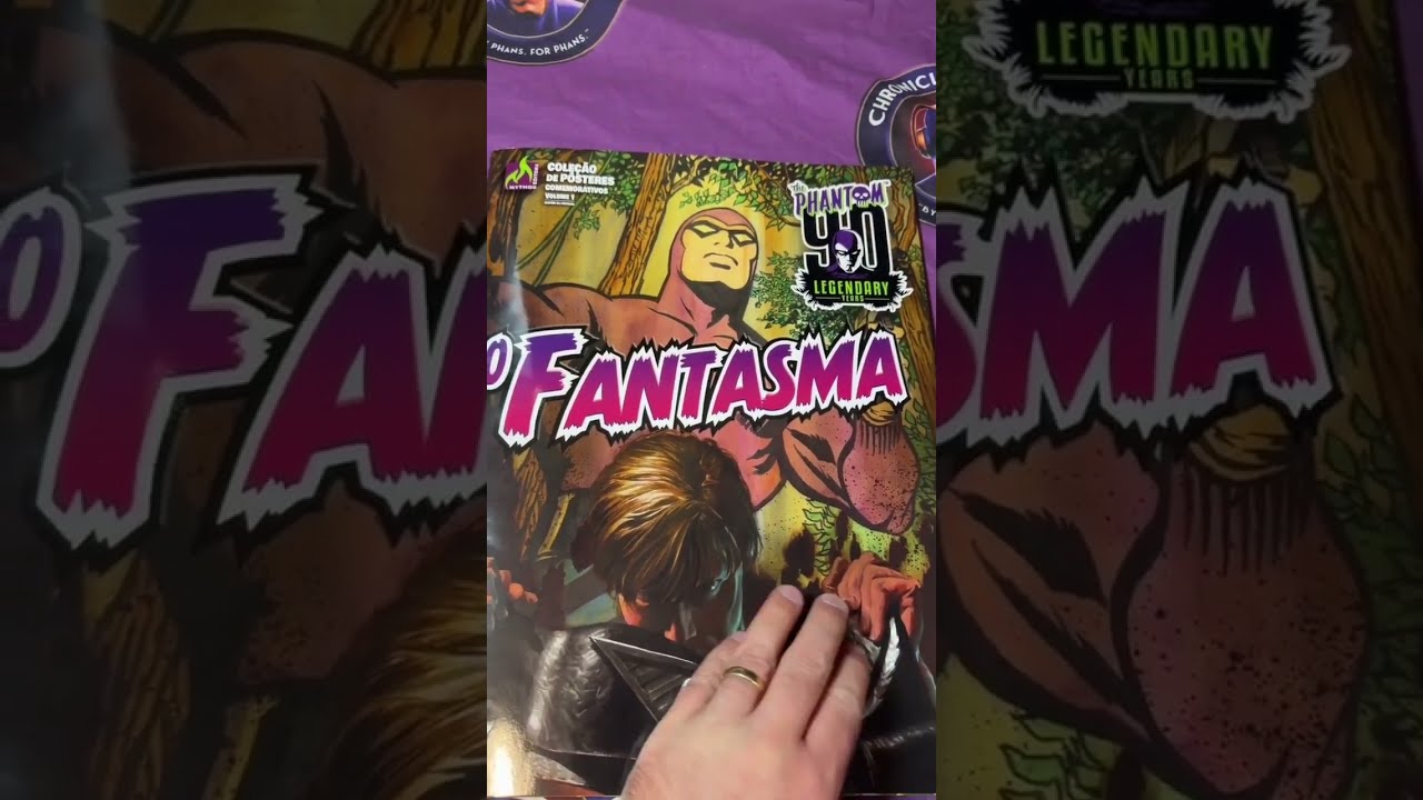 Review of 90th Anniversary Phantom Poster Magazine published by Brazilian publisher Mythos Editora