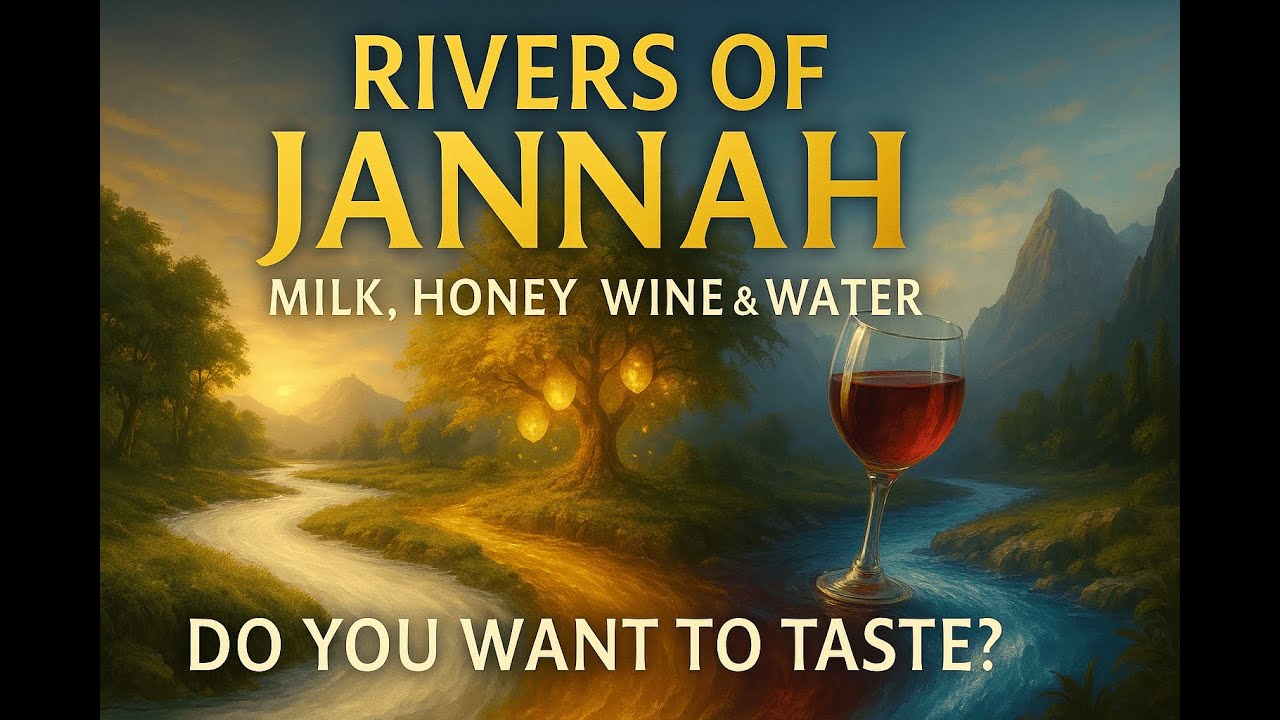 Rivers of Jannah – Milk, Honey, Wine & Water | Do You Want to Taste Them? 