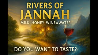 Rivers Of Jannah Milk, Honey, Wine Water Do You Want To Taste Them?