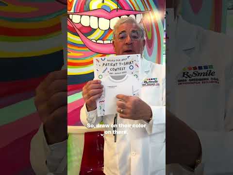 Dr. Greenberg announces the RxSmile Orthodontics 2023 Tshirt Design Contest