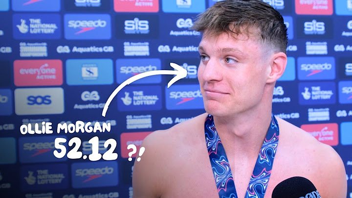 NEW BRITISH RECORD! Ollie Morgan's Blazing Backstroke | Aquatics GB Reactions Night 3