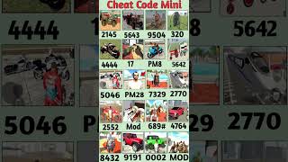 Thar + Tractor + Horse + McQueen + Metro Train Cheat Code Indian Bike Driving 3D #cheatcode #shorts
