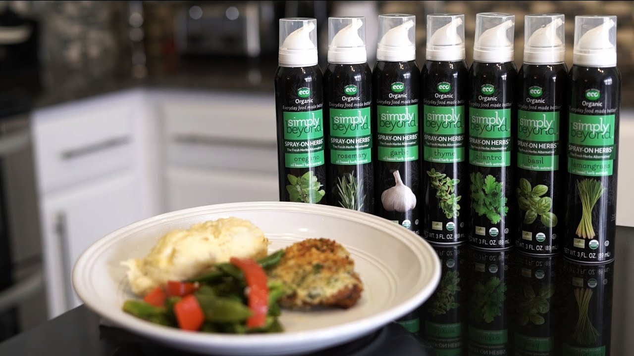 Organic SprayOn Herbs Solution To Wasted Fresh Herbs YouTube