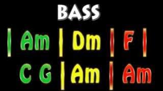 Reggae Bass Backing Track 90 bpm Am [Suggestions are welcome]