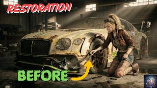 ASMR Car Restoration! Bentley Continental GT3 2020 Full Rebuild From Forgotten Abandoned Car to New