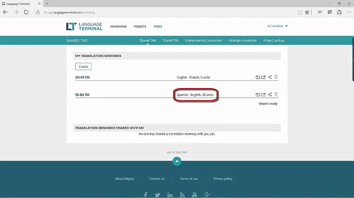 Language Terminal – Sharing translation memories - DayDayNews