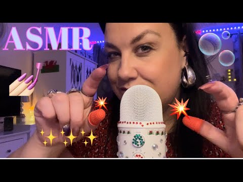 ASMR Various Triggers •mouth sounds•hand sounds•tapping•mic scratching• whispering
