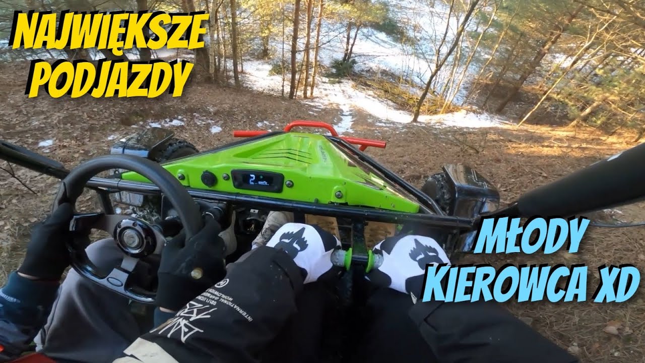 Driftowóz z BUGGY - Lata bokiem jak należy i poleciał PROSTO W DRZEWO - Podjazdy z Młodym ASIX 200