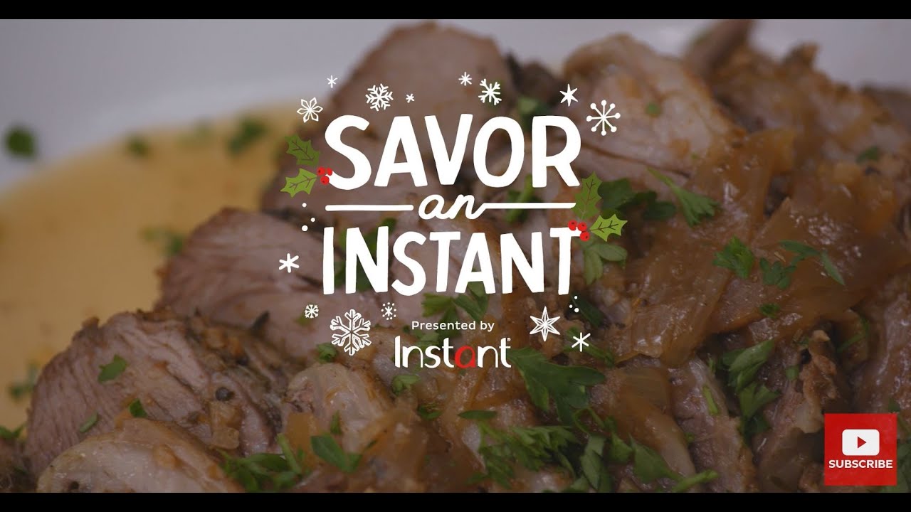 Savor an Instant Ep4 SLOW COOKED GREEK LEG OF LAMB YouTube