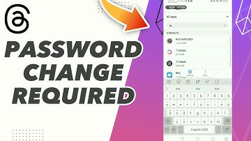 How TO FIX THREADS PASSWORD CHANGE REQUIRED IN THREADS