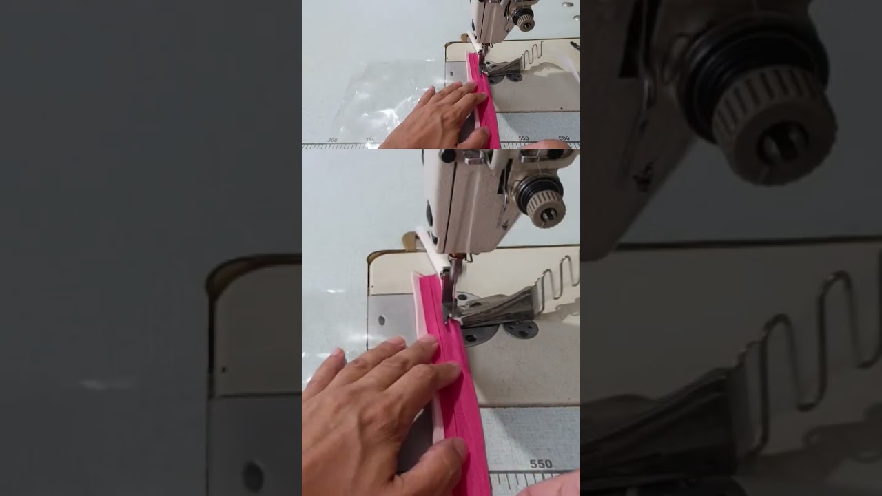 Clean Zipper Sewing on Waterproof Plastic Cover | Bias Tape & Folder