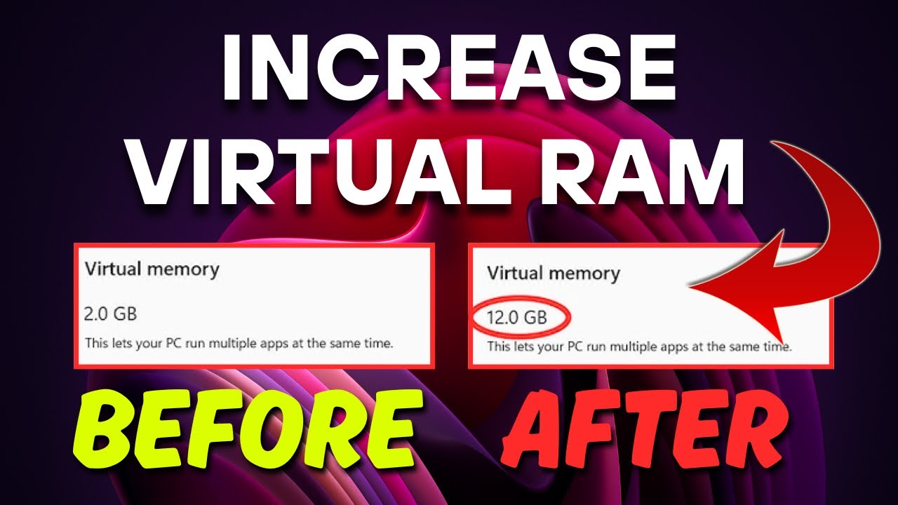Fix High Memory Usage - Increase Virtual RAM in Windows 11/10 - YouTube