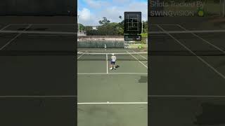 Could this point have ended sooner? #SwingVision #Tennis #TennisPlayer #TennisApp